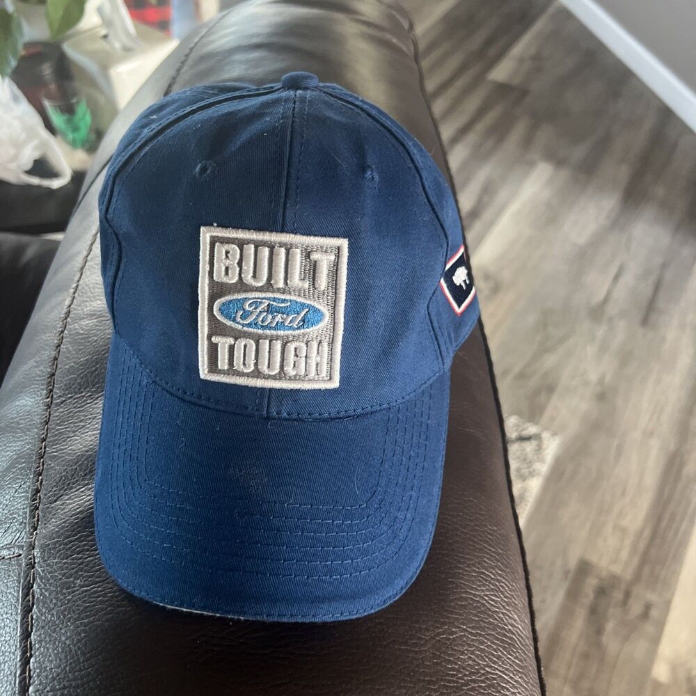 BUILT FORD TOUGH Adjustable Blue Hat
